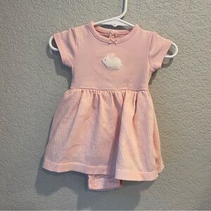 Pink bunny dress, Carter’s size 6 months, EUC, perfect for Easter